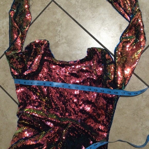 Motel Sequin Party Dress - Picture 4 of 6